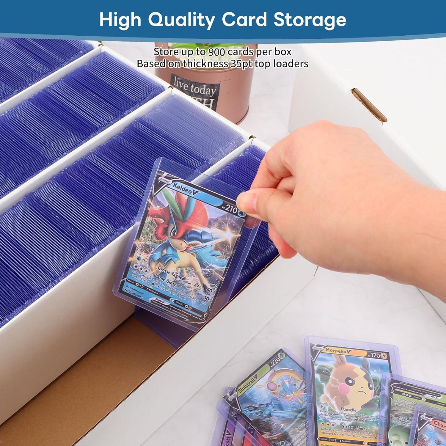 Caja de Almacenamiento de Cartas HIMOMO Pack de 4 - 3700 Cartas