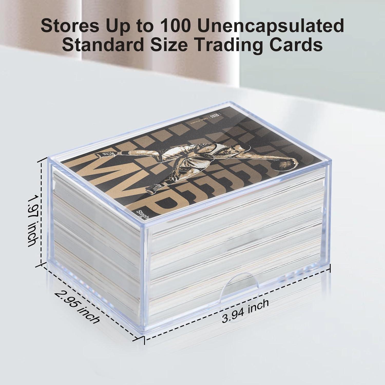 Paquete de 10 Cajas de Almacenamiento RIXUGIT para 100 Cartas