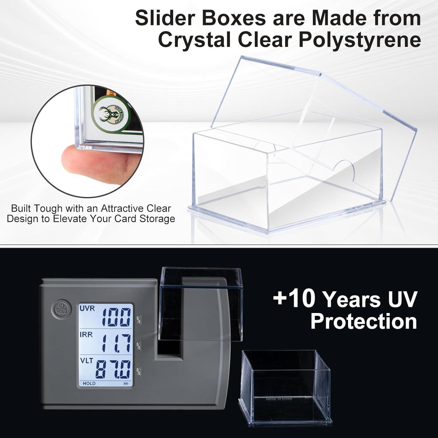 Paquete de 10 Cajas de Almacenamiento RIXUGIT para 100 Cartas