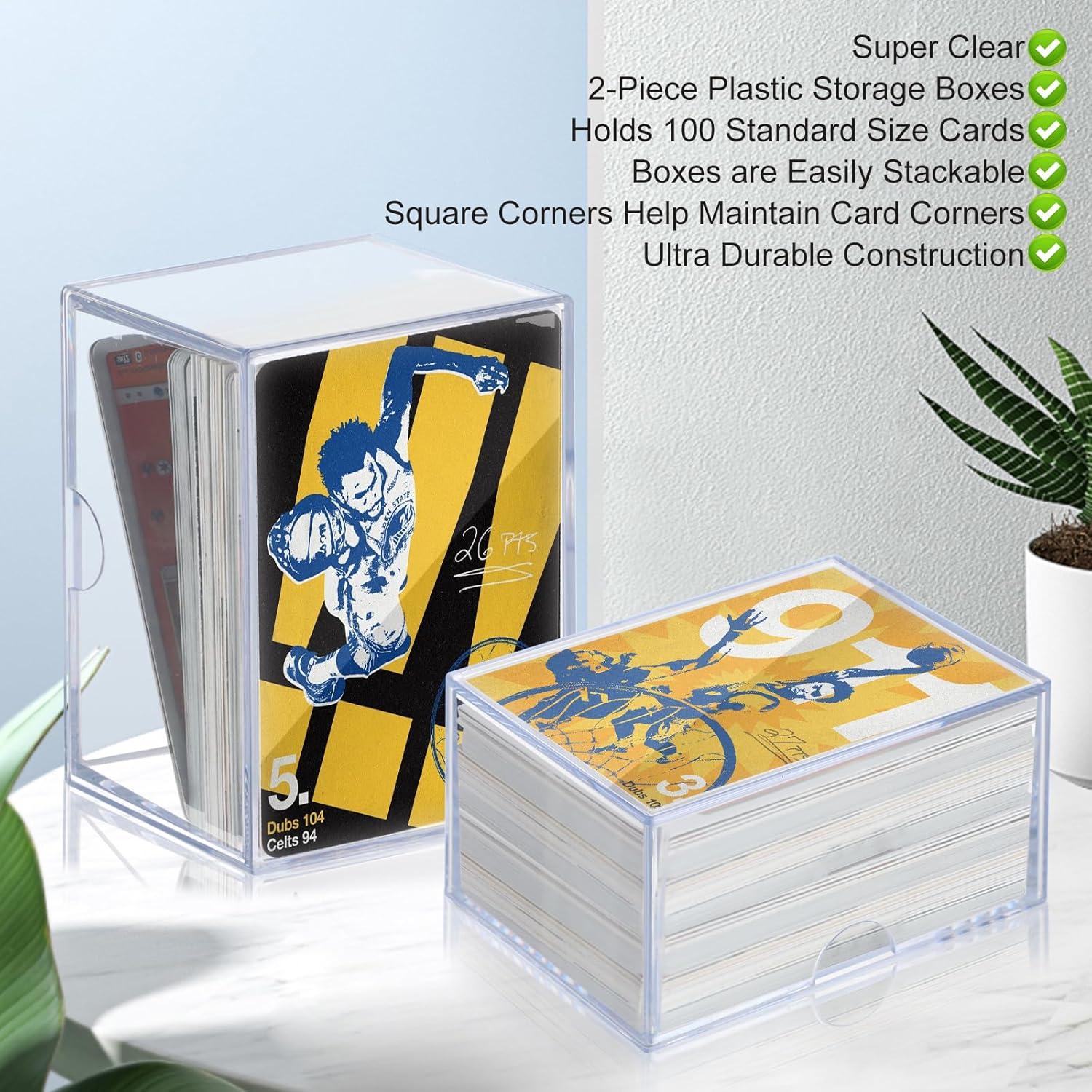 Paquete de 10 Cajas de Almacenamiento RIXUGIT para 100 Cartas