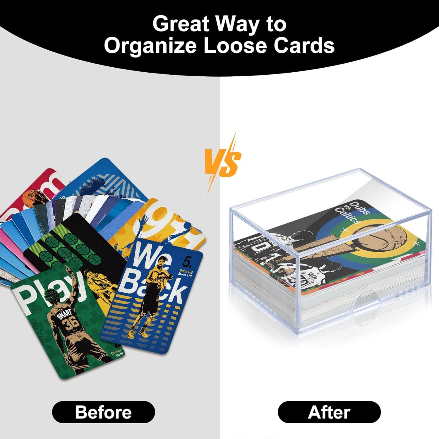 Paquete de 10 Cajas de Almacenamiento RIXUGIT para 100 Cartas