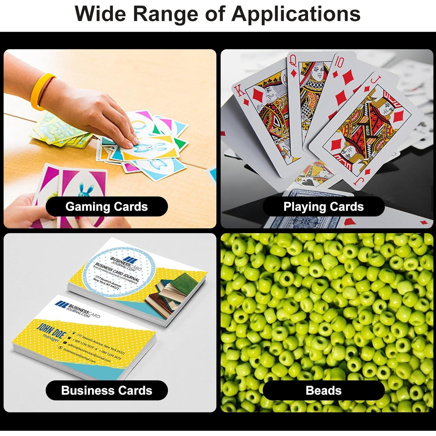 Paquete de 10 Cajas de Almacenamiento RIXUGIT para 100 Cartas