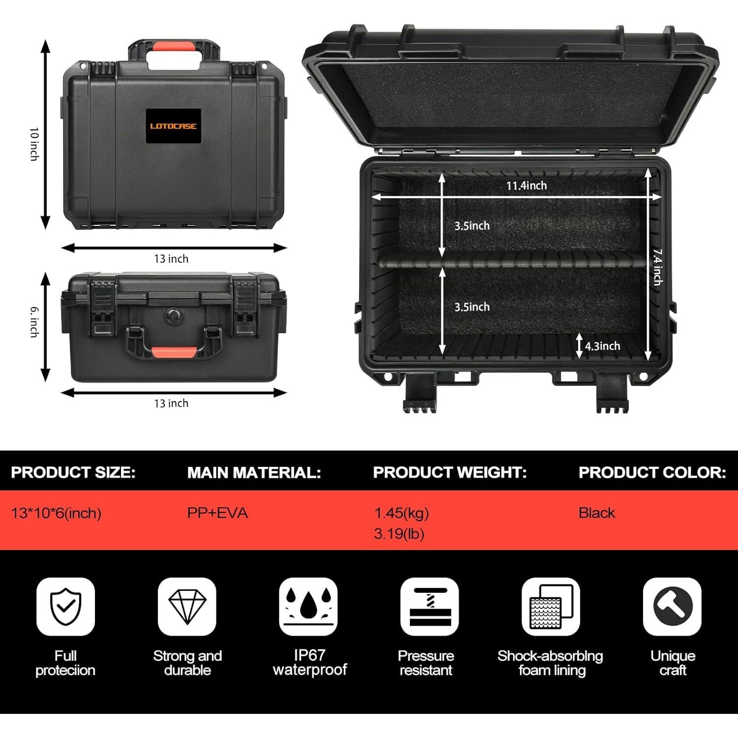 Estuche de Almacenamiento LOTOCASE para Tarjetas Deportivas 300+