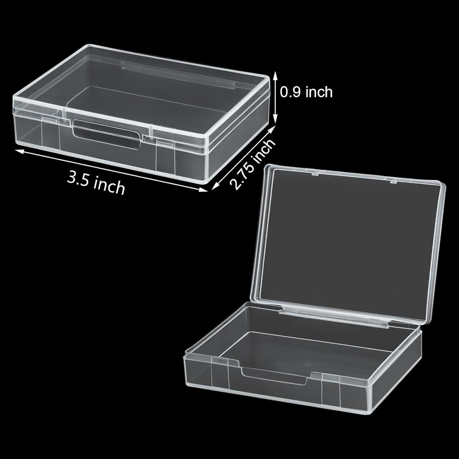 Caja de Almacenamiento Plástica Tebery para 24 Cartas 8.89x6.99cm