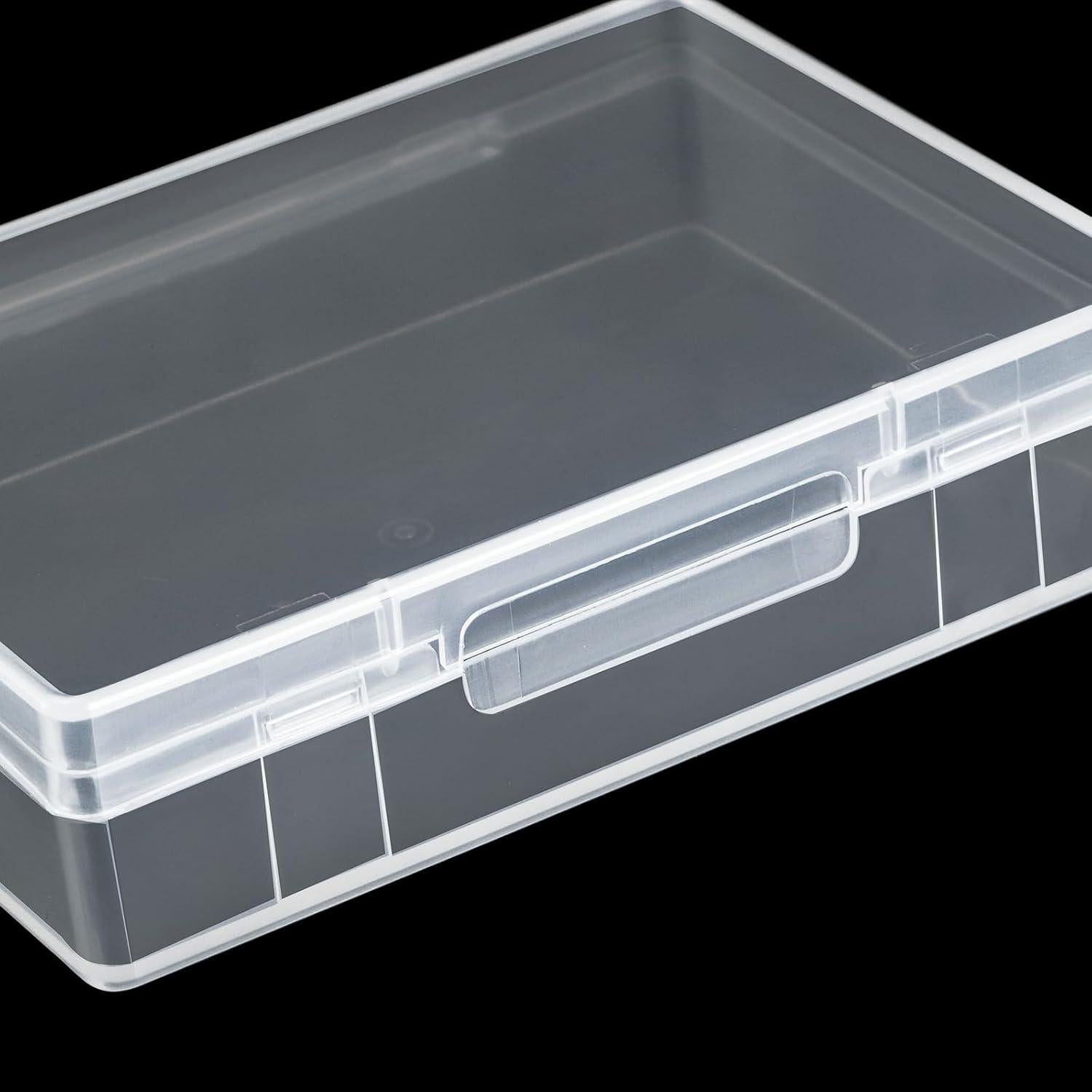 Caja de Almacenamiento Plástica Tebery para 24 Cartas 8.89x6.99cm