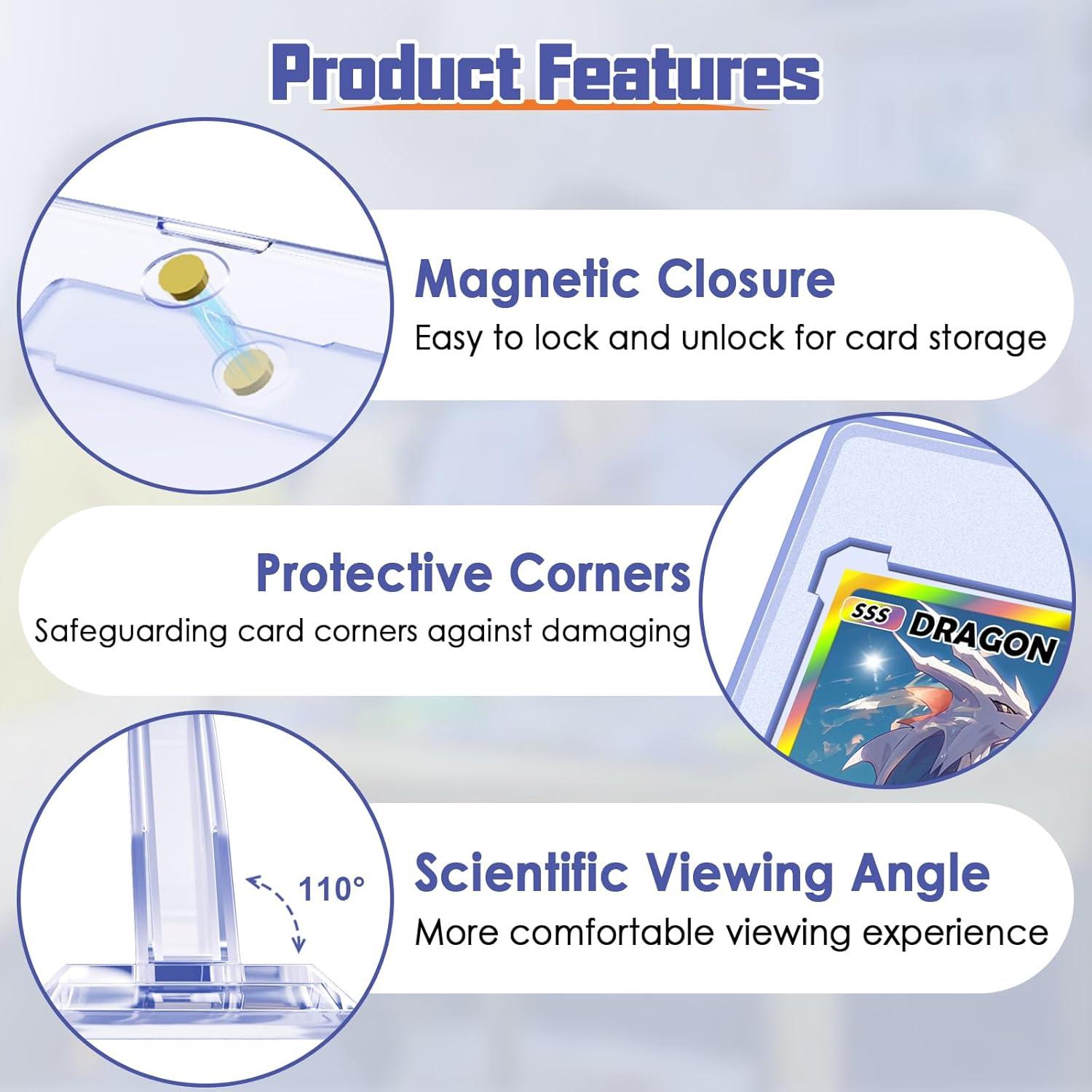 4 Soportes Magnéticos para Tarjetas Kitoyz 35PT Acrílico