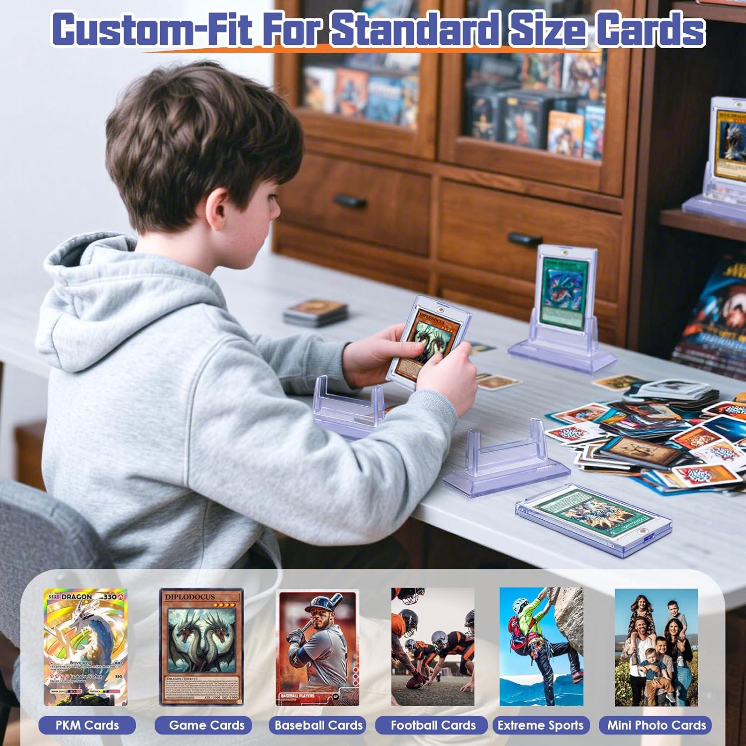 4 Soportes Magnéticos para Tarjetas Kitoyz 35PT Acrílico