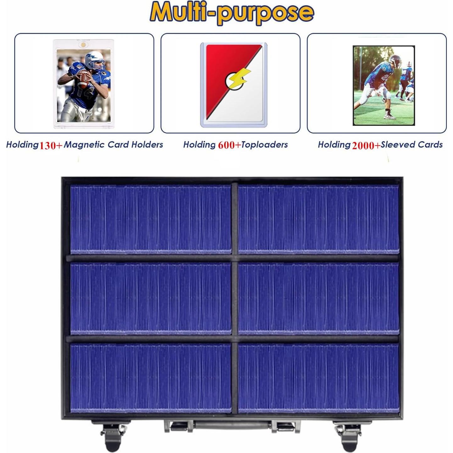 Caja de Almacenamiento WUTONMU para Toploaders 2000+ Cartas