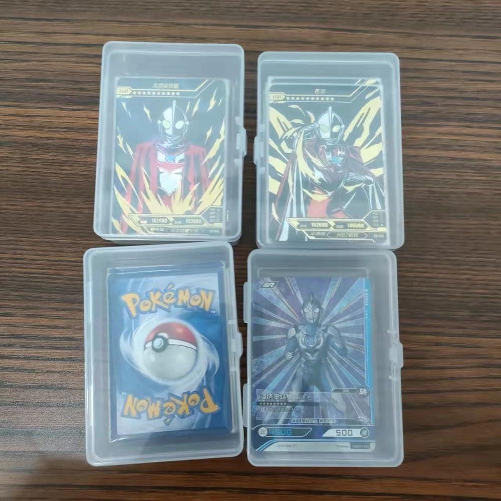 Caja de Almacenamiento de Cartas DKAOVH 4PCS Transparente