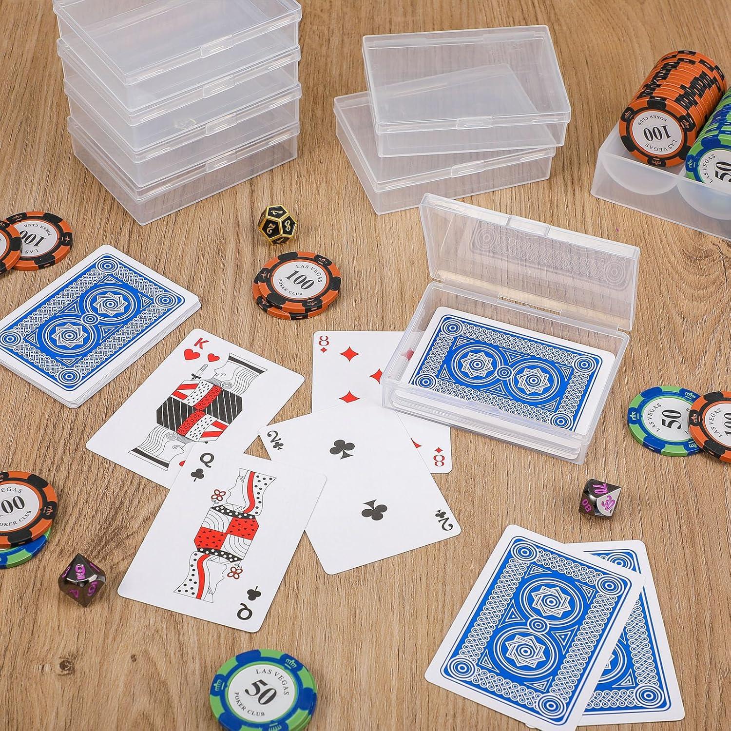 Caja de Almacenamiento de Cartas Vicenpal 60 Pcs Transparente 9.8x7.4 cm