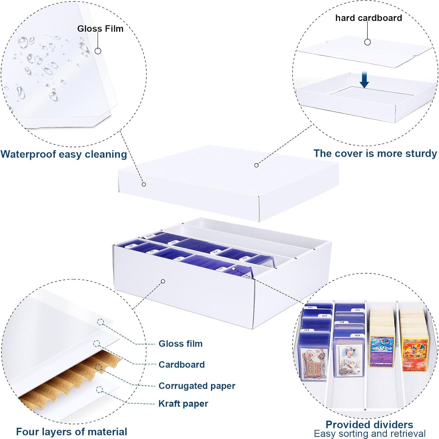 Caja de Almacenamiento de Cartas Leyzan 3200 Cartas Impermeable
