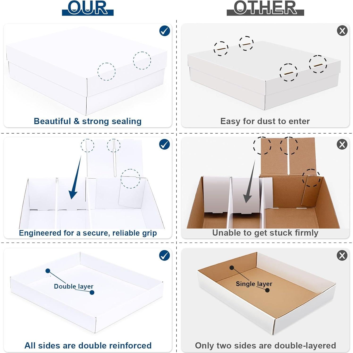 Caja de Almacenamiento de Cartas Leyzan 3200 Cartas Impermeable