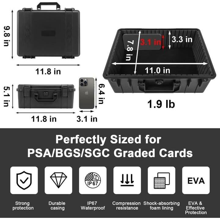 Caja de Almacenamiento para Cartas Coleccionables Camkinger 600+