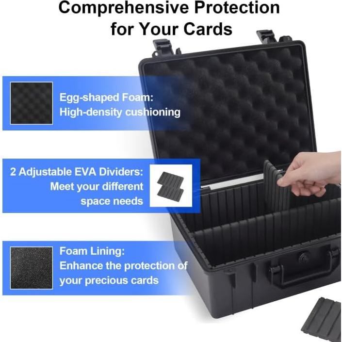 Caja de Almacenamiento para Cartas Coleccionables Camkinger 600+