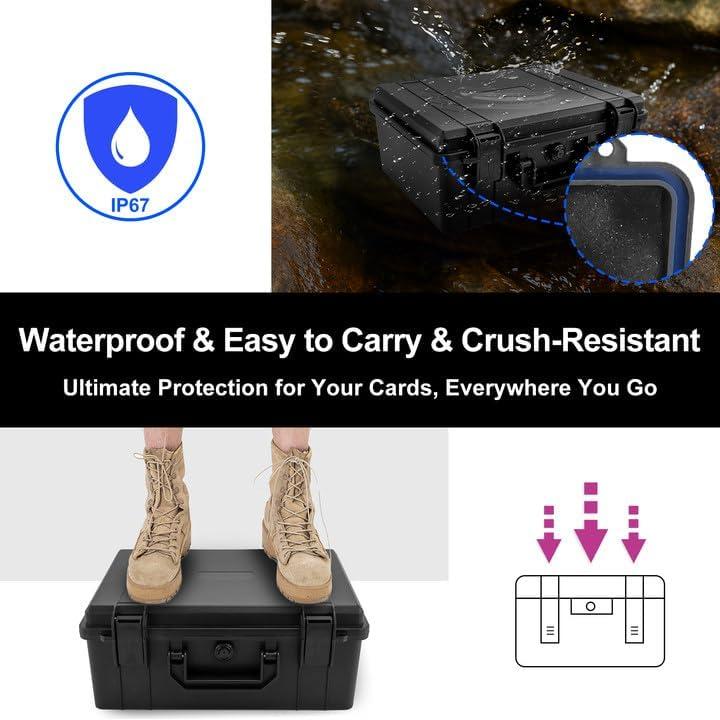 Caja de Almacenamiento para Cartas Coleccionables Camkinger 600+