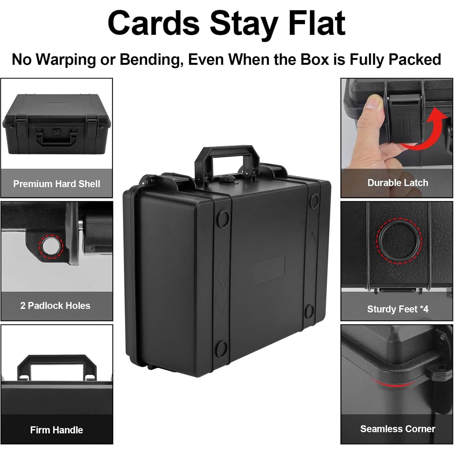 Caja de Almacenamiento para Cartas Coleccionables Camkinger 600+