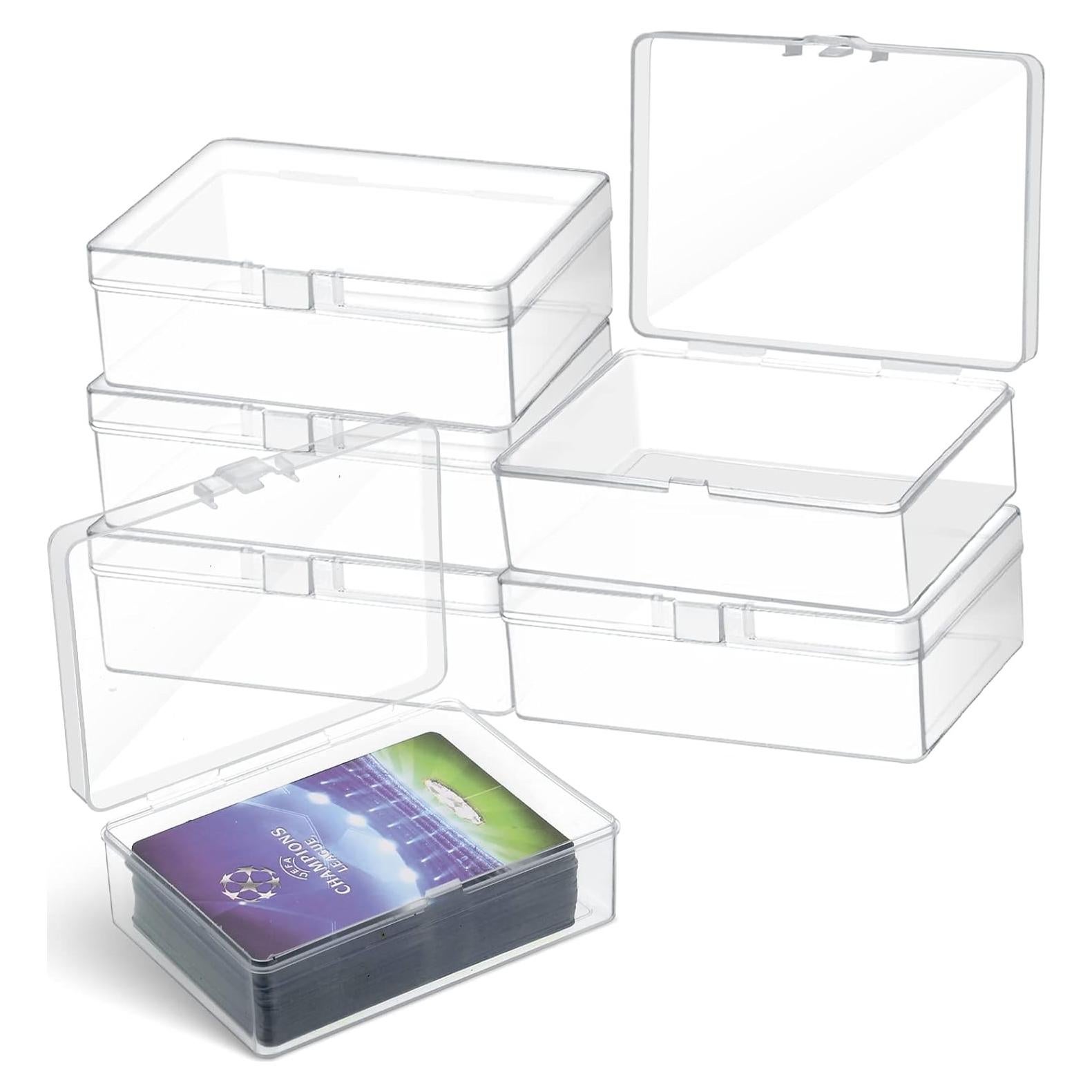Vicenpal Cajas de Cartas Transparentes 6 Pcs 11.3x7.4x3.4 cm