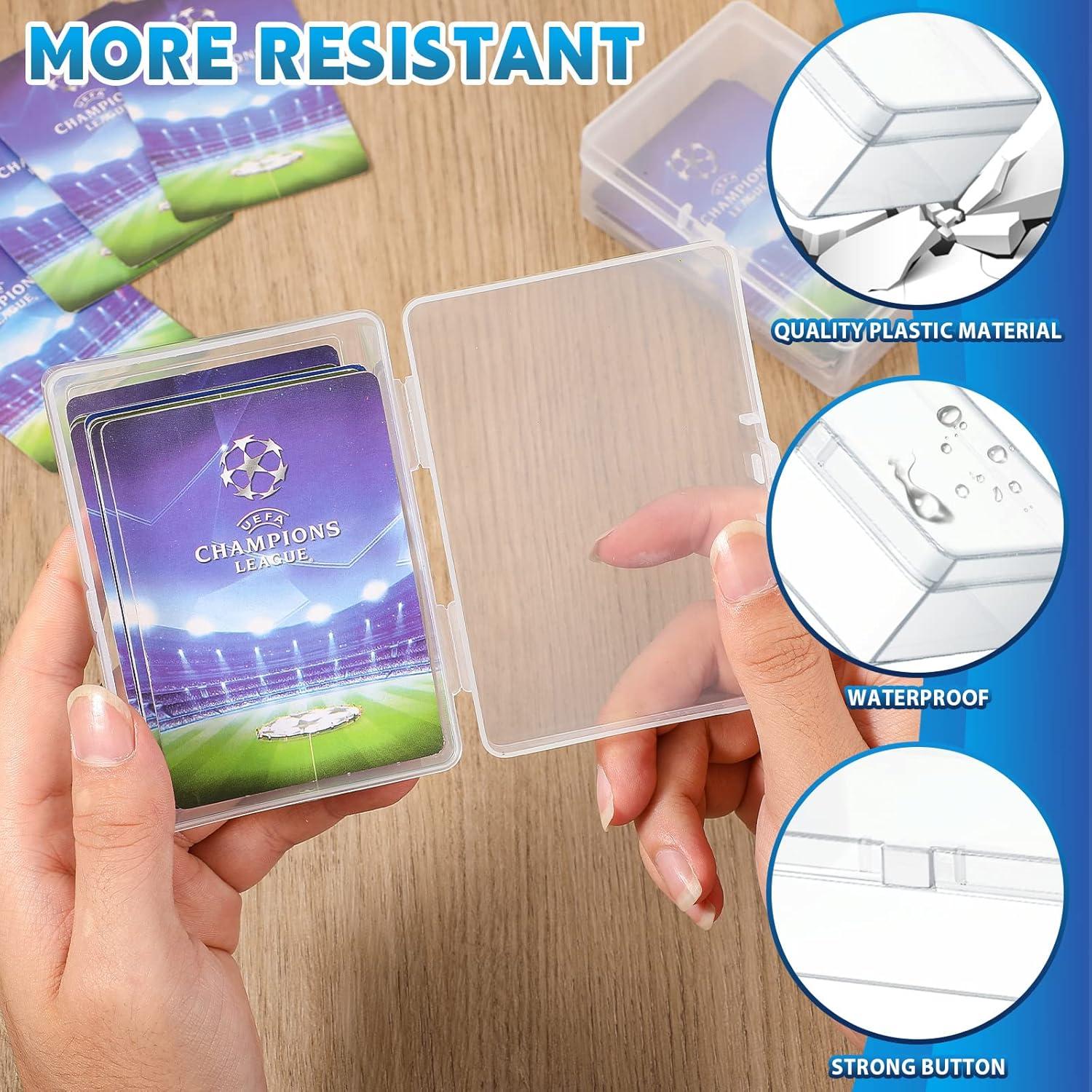 Vicenpal Cajas de Cartas Transparentes 6 Pcs 11.3x7.4x3.4 cm