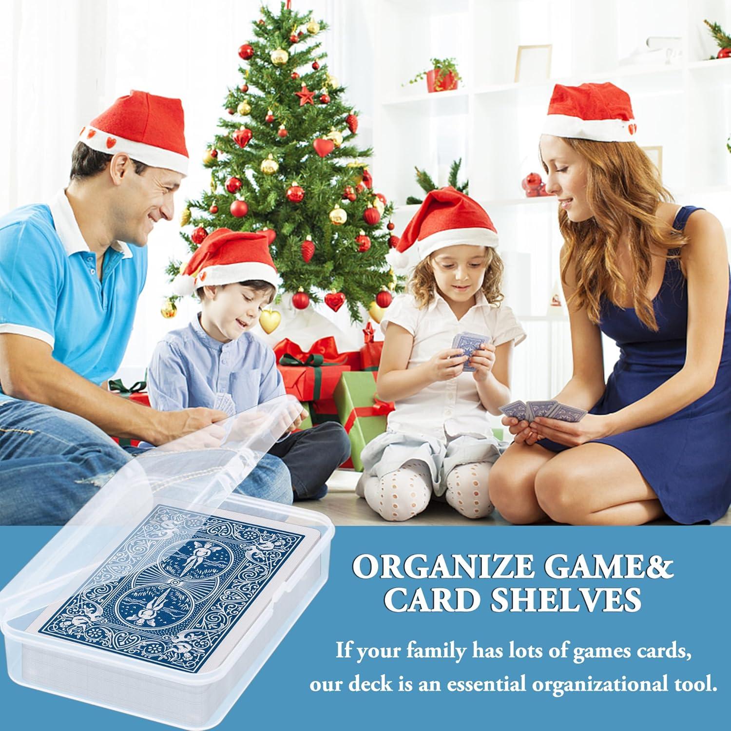 Kitoyz Estuche de Cartas de Juego Transparente 12 PCS