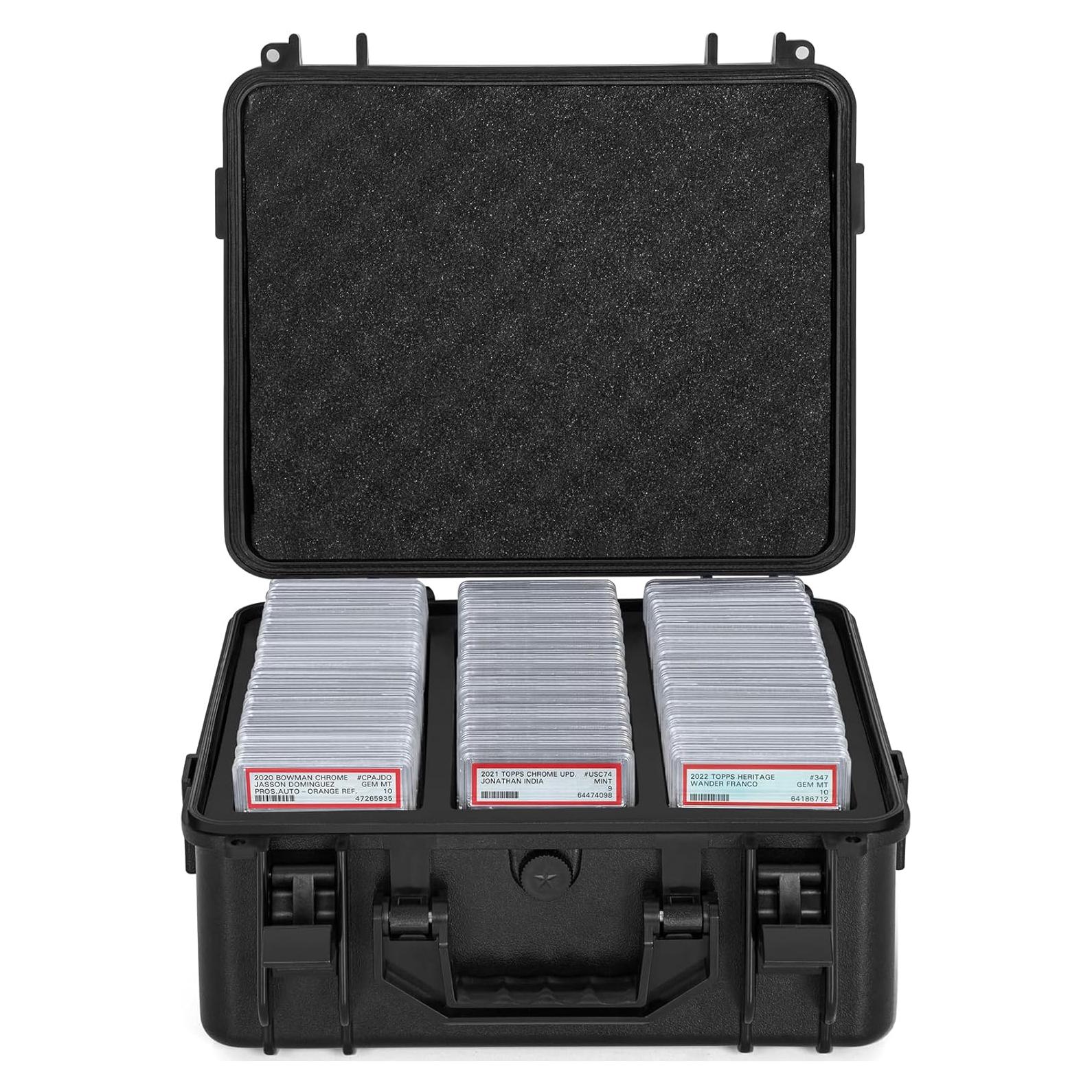 Caja de Almacenamiento de Tarjetas WELIDAY Impermeable 3 Filas