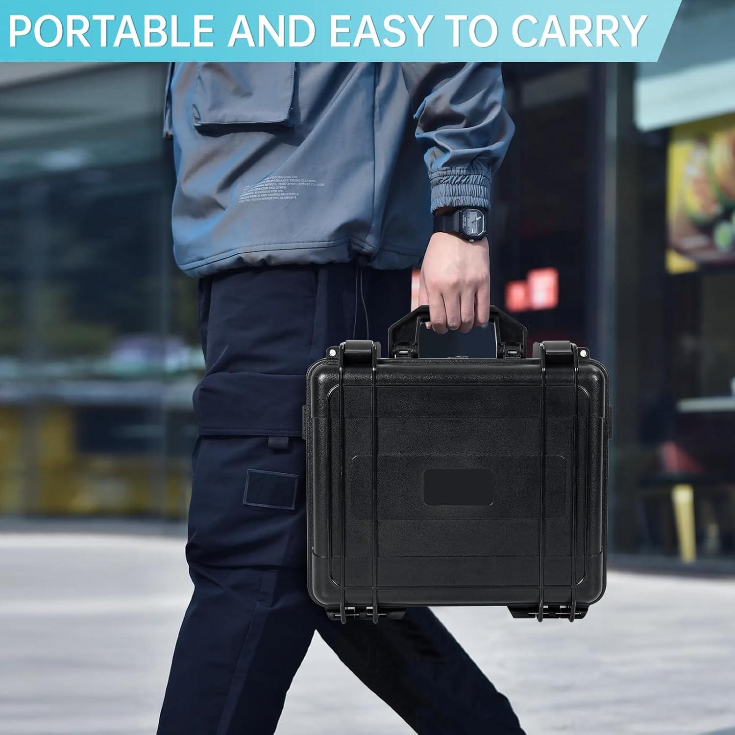 Caja de Almacenamiento de Tarjetas WELIDAY Impermeable 3 Filas