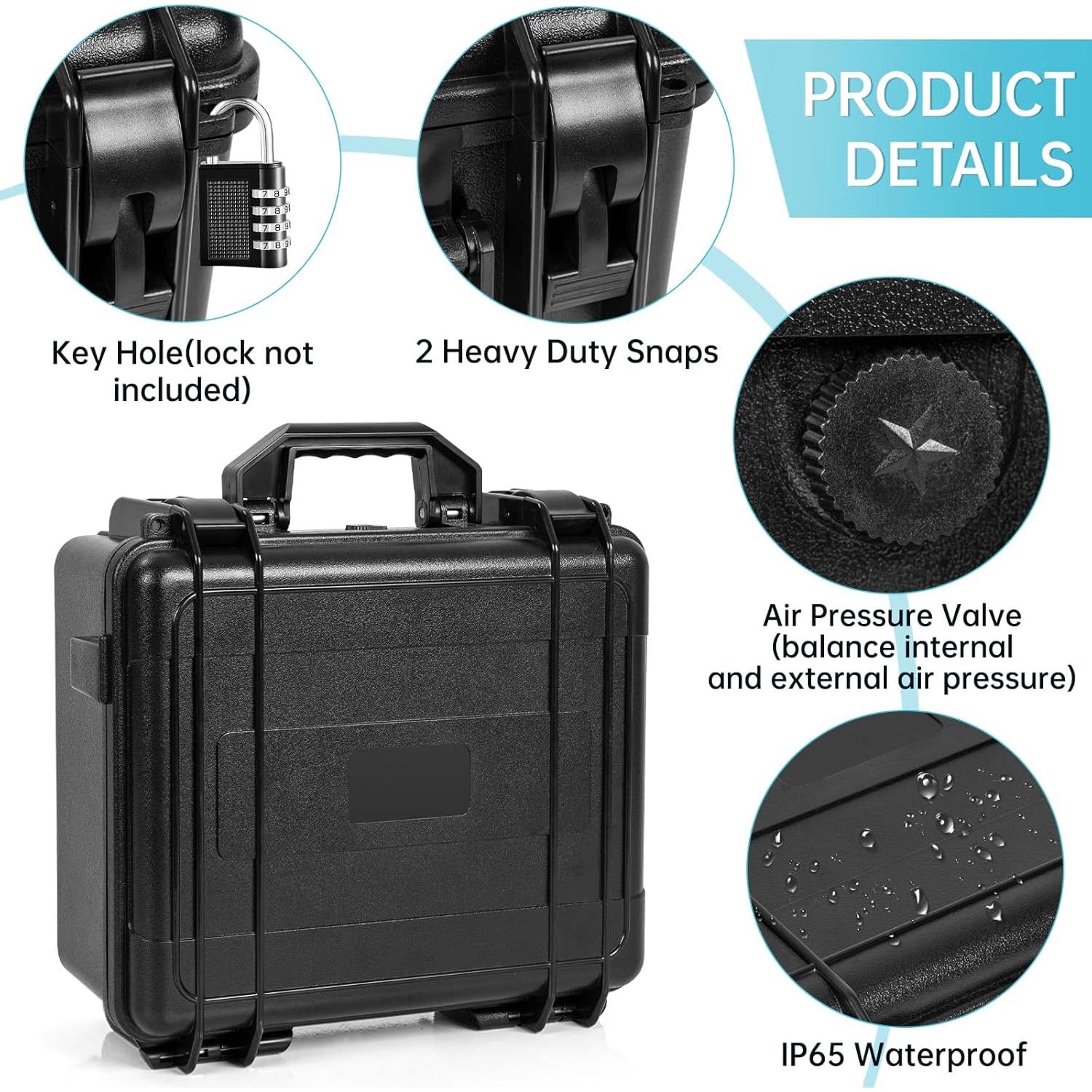 Caja de Almacenamiento de Tarjetas WELIDAY Impermeable 3 Filas