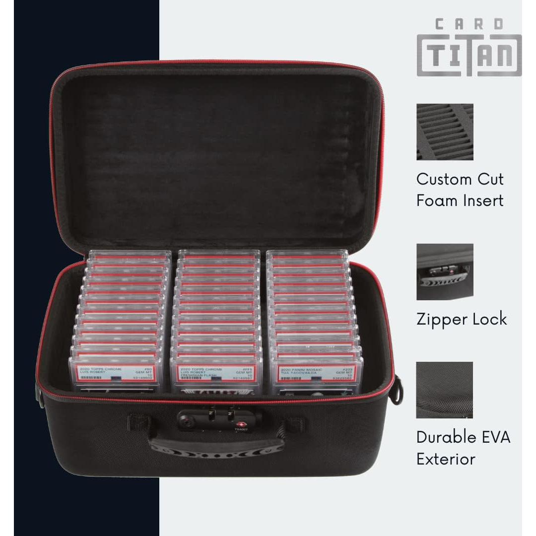 Caja de Almacenamiento de Cartas Calificadas Card Titan 36 Ranuras