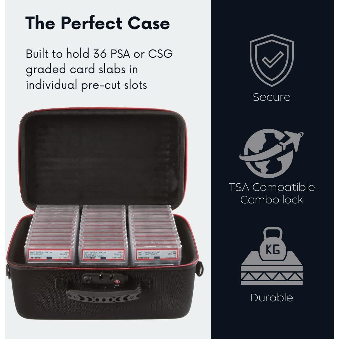 Caja de Almacenamiento de Cartas Calificadas Card Titan 36 Ranuras