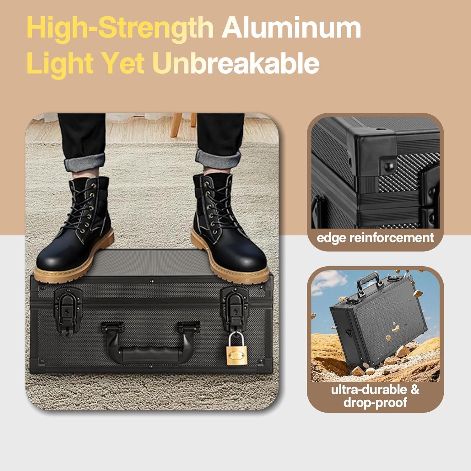 Caja de Almacenamiento LOCKCURX Toploader 600+ con Cerradura