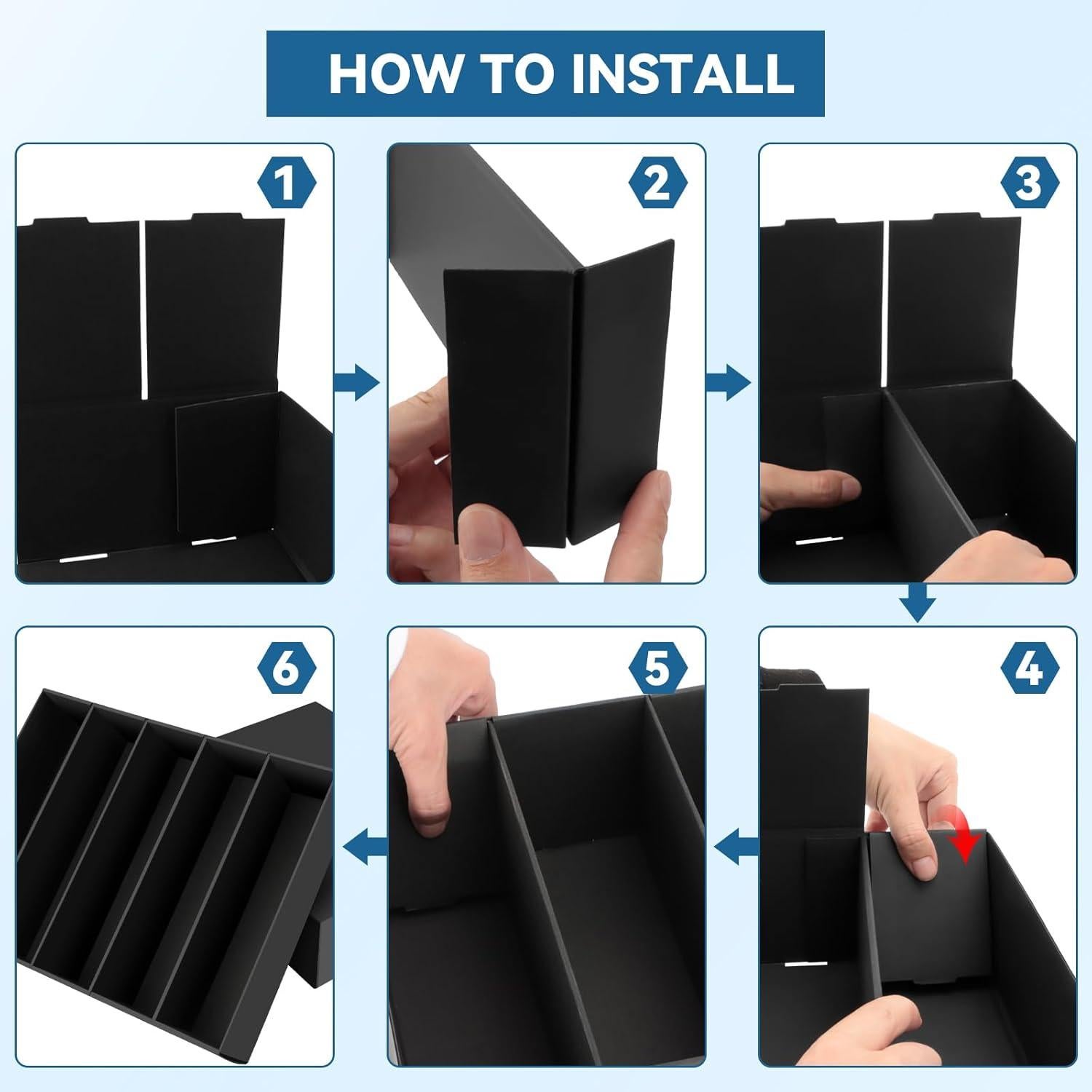 Caja de Almacenamiento de Cartas AOBOPLE 4 Pack 4650 Cartas