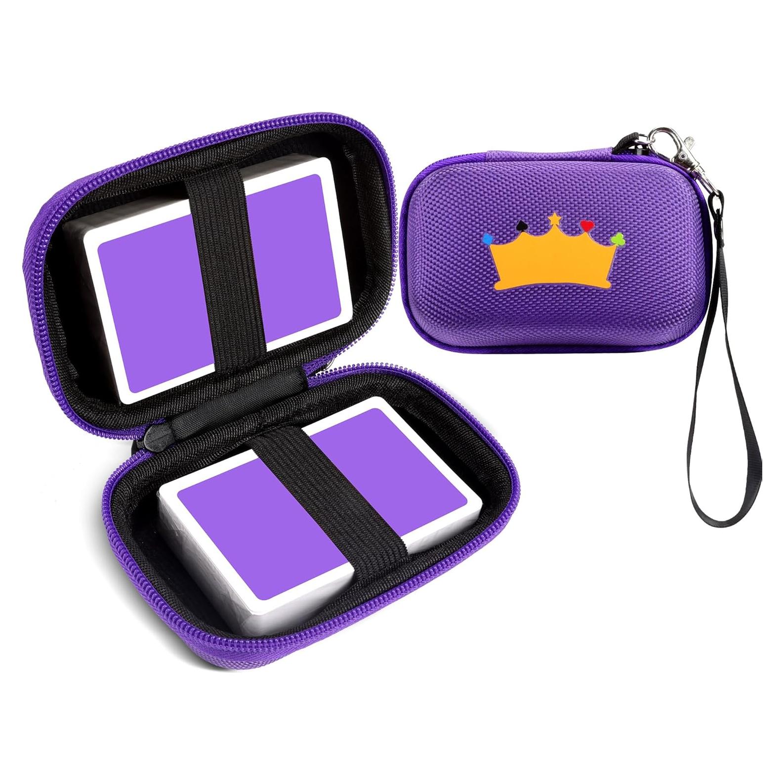 Funda de Cartas de Viaje Meetikar EVA003 Púrpura 12.19x8.13cm