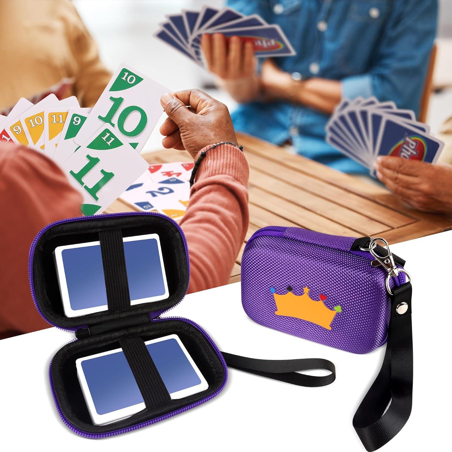 Funda de Cartas de Viaje Meetikar EVA003 Púrpura 12.19x8.13cm