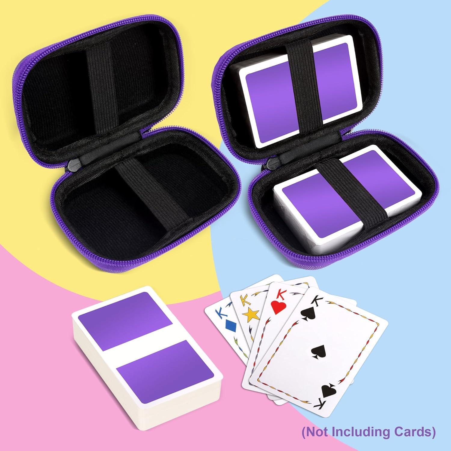 Funda de Cartas de Viaje Meetikar EVA003 Púrpura 12.19x8.13cm