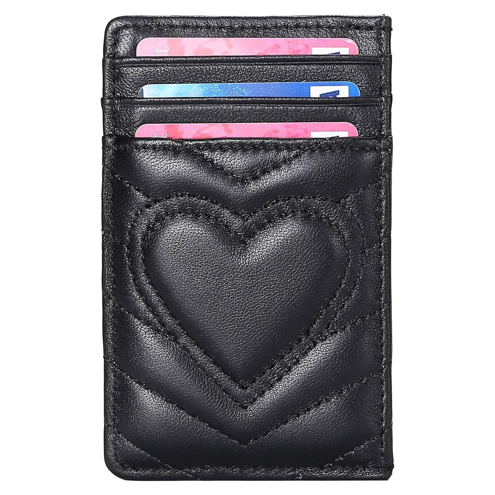 Billetera de Cuero Acolchado AUNER LEATHER con Bloqueo RFID