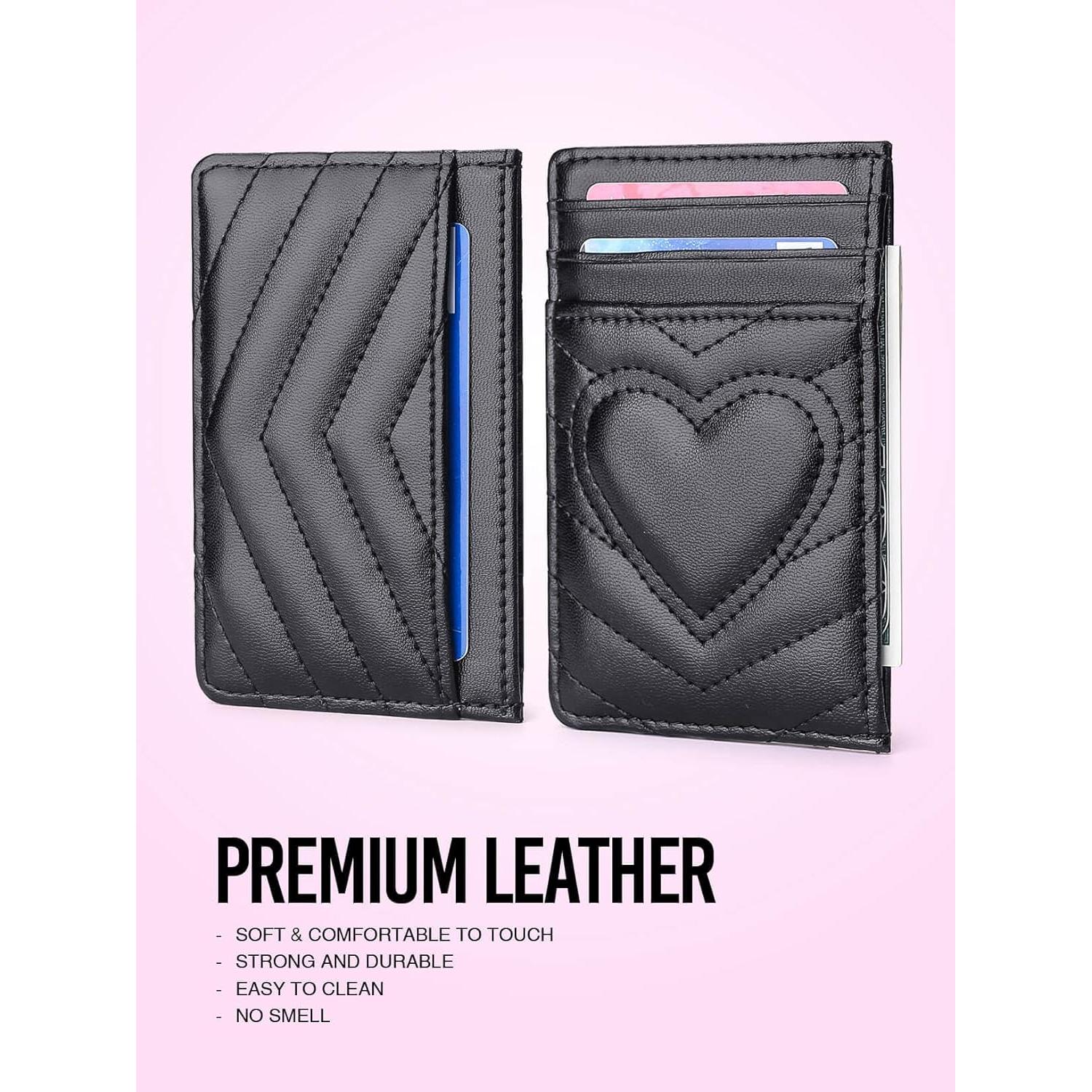 Billetera de Cuero Acolchado AUNER LEATHER con Bloqueo RFID