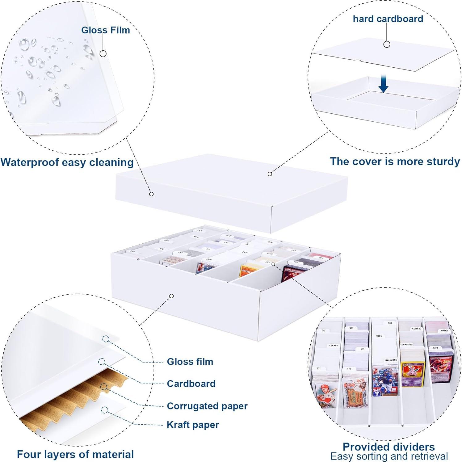 Caja de Almacenamiento de Cartas Leyzan 5 Filas 3060 Cartas