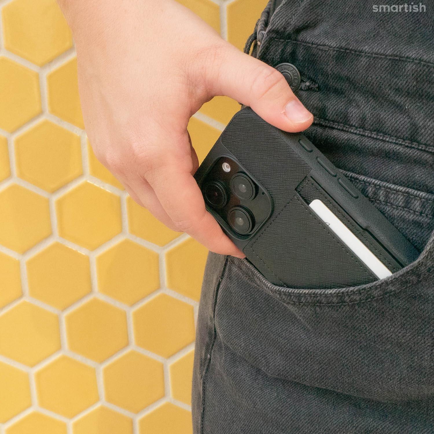 Funda Smartish Wallet Slayer Vol. 2 para iPhone 16 Pro - Negra