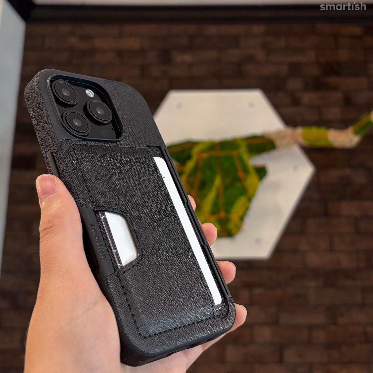 Funda Smartish Wallet Slayer Vol. 2 para iPhone 16 Pro - Negra