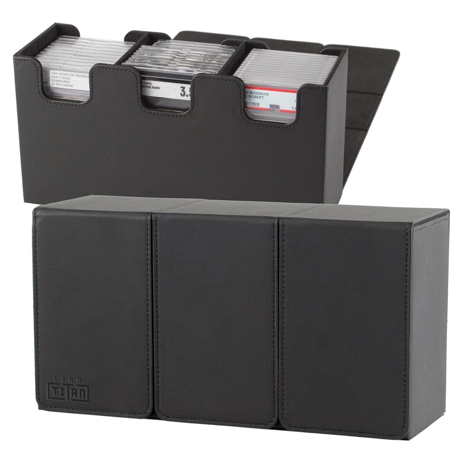 Caja Slab Triple Fila Card Titan para Cartas Calificadas PSA