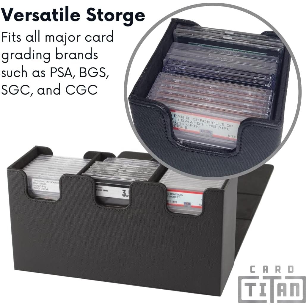 Caja Slab Triple Fila Card Titan para Cartas Calificadas PSA