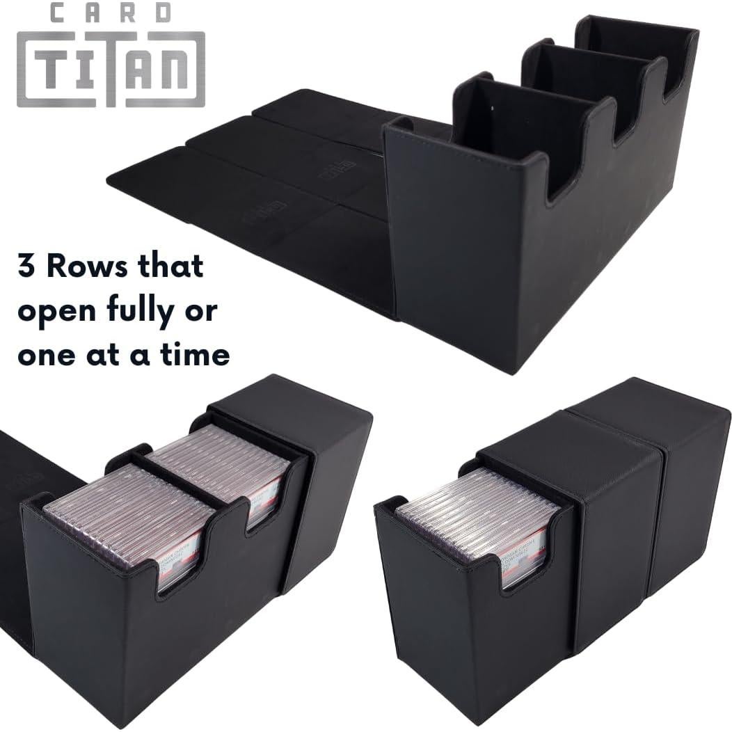 Caja Slab Triple Fila Card Titan para Cartas Calificadas PSA