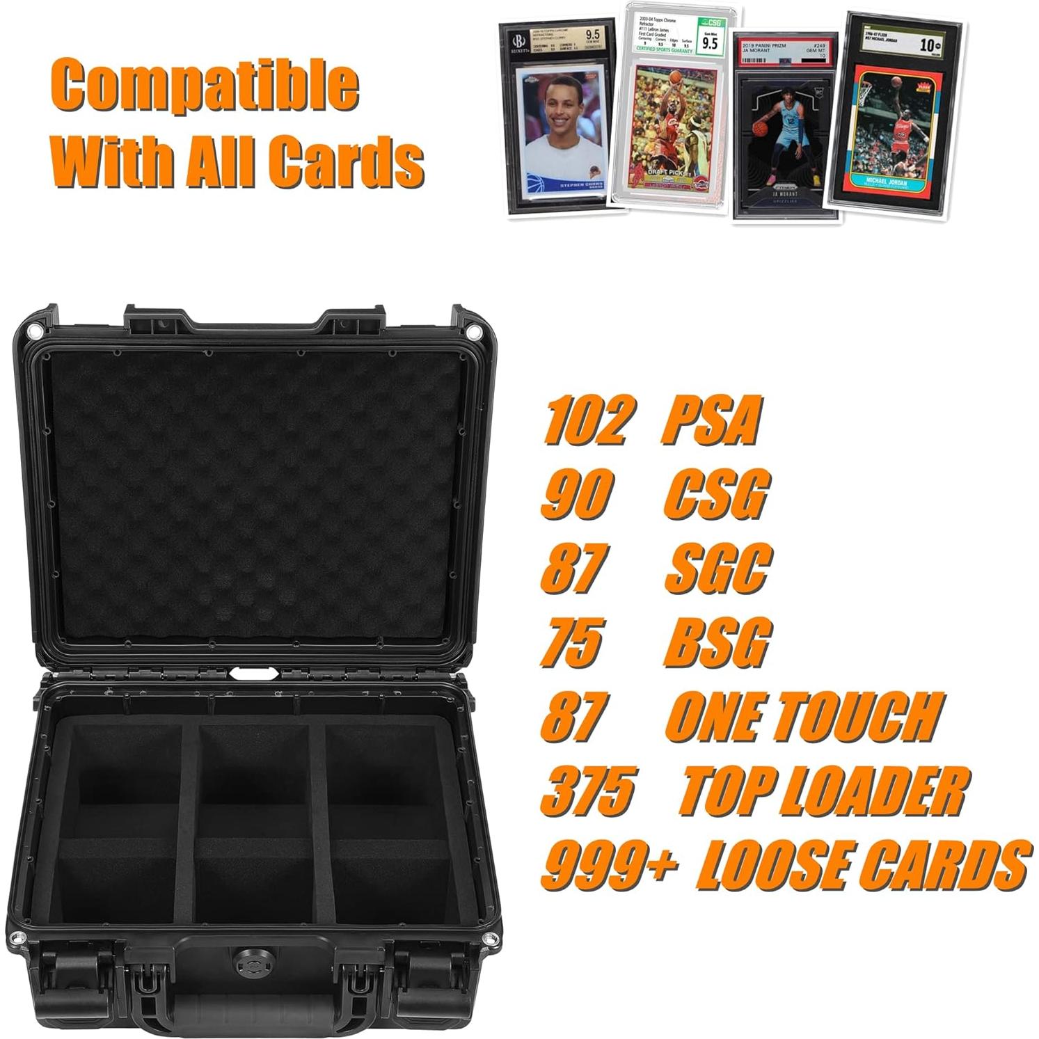 Caja de Almacenamiento de Cartas SIBONIC Impermeable 102 Slots