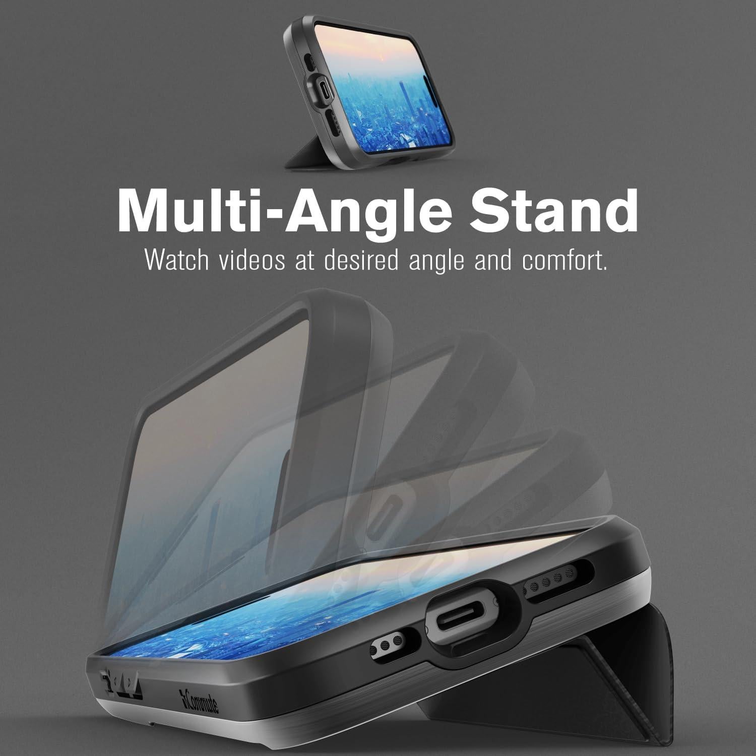 Funda de Cartera VENA vCommute para iPhone 16 Pro - Negro