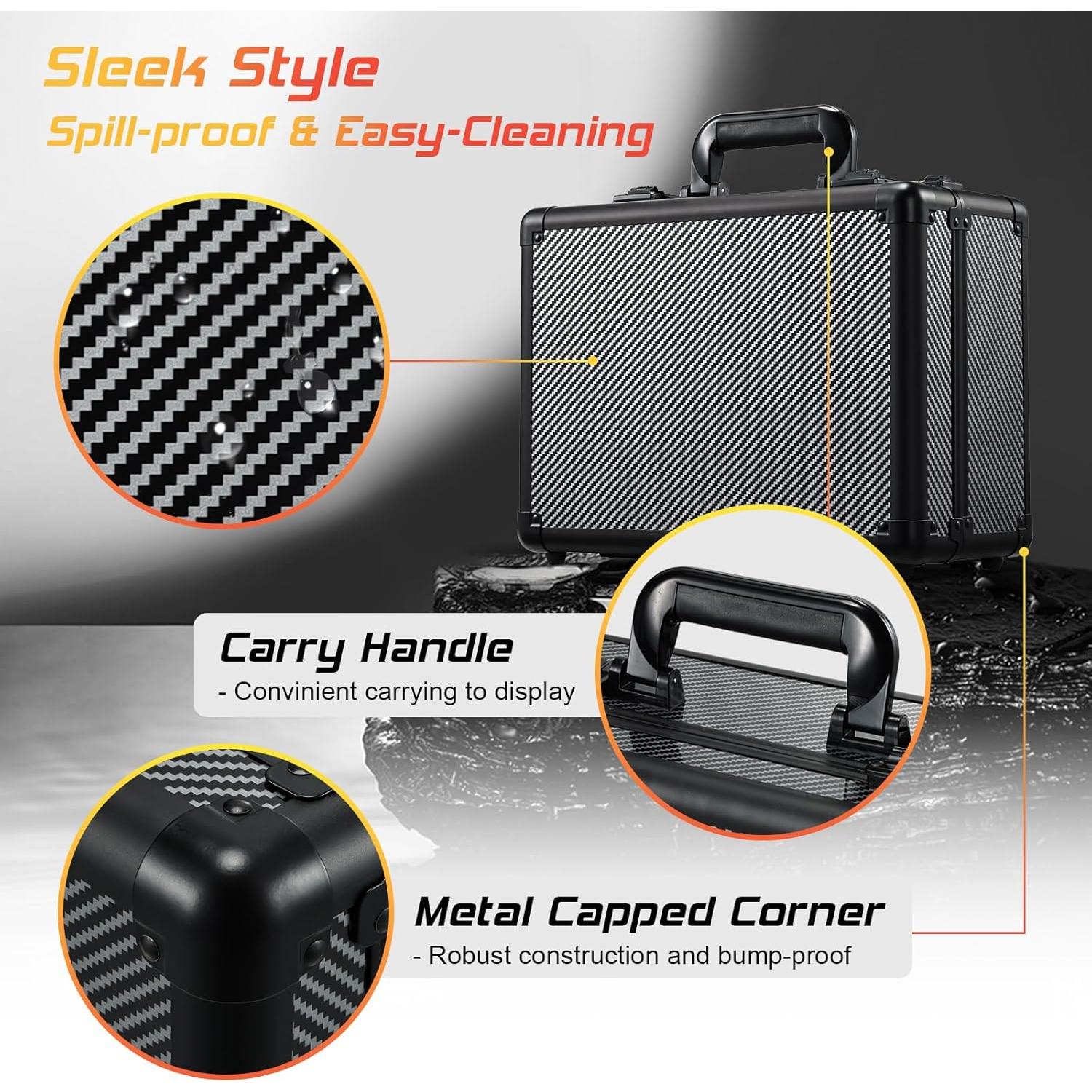 Caja de Almacenamiento de Cartas Boldblox 99+ PSA y 350 Toploaders