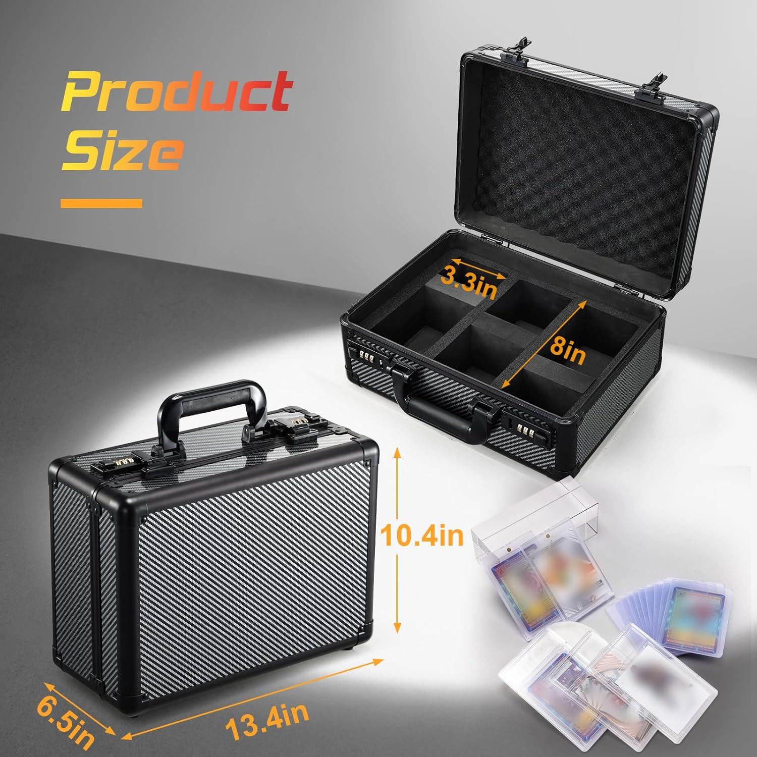 Caja de Almacenamiento de Cartas Boldblox 99+ PSA y 350 Toploaders