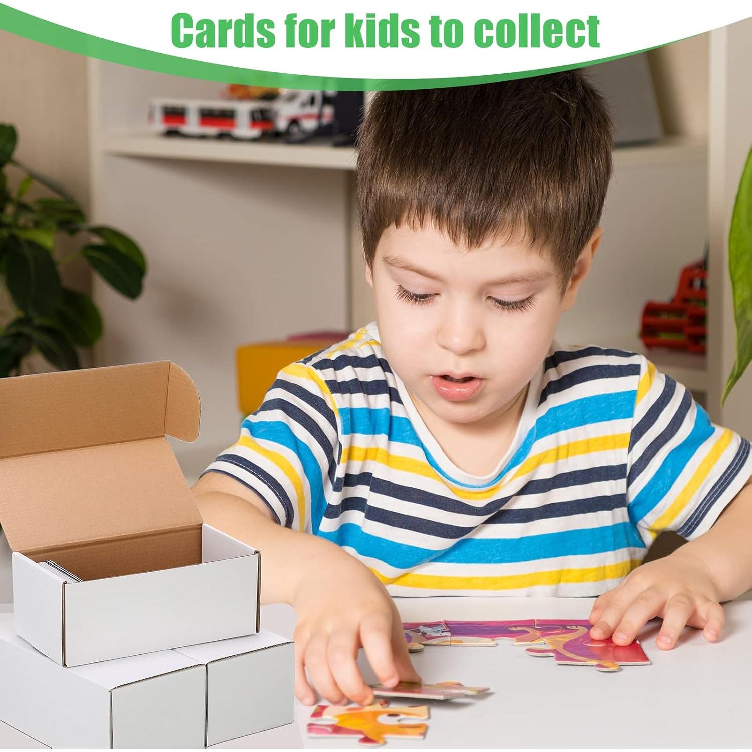 Caja de Almacenamiento de Cartas Yexiya 10 Pcs Cartón 400 Capacidad