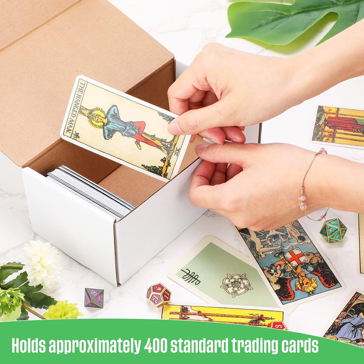 Caja de Almacenamiento de Cartas Yexiya 10 Pcs Cartón 400 Capacidad