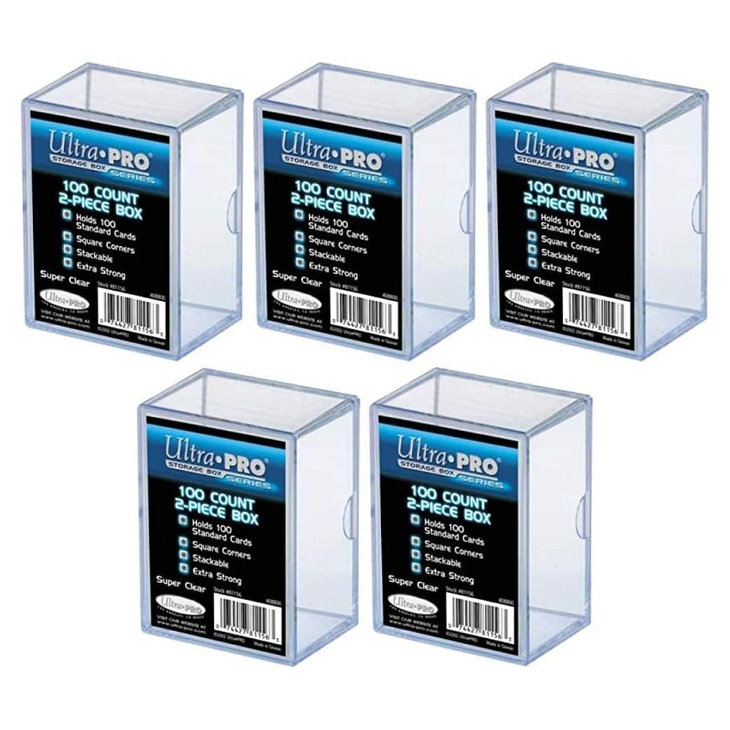 Caja de Almacenamiento Ultra Pro - 5 Piezas para 100 Cartas