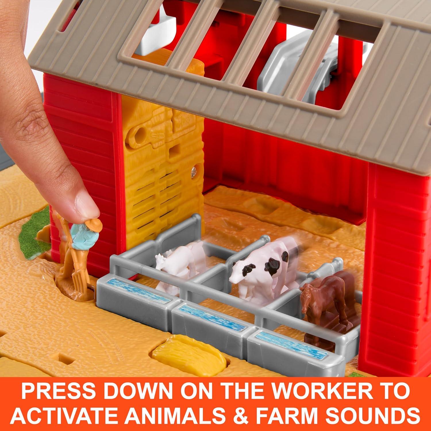 Juego de Parque de Diversiones en la Granja Matchbox 1:64