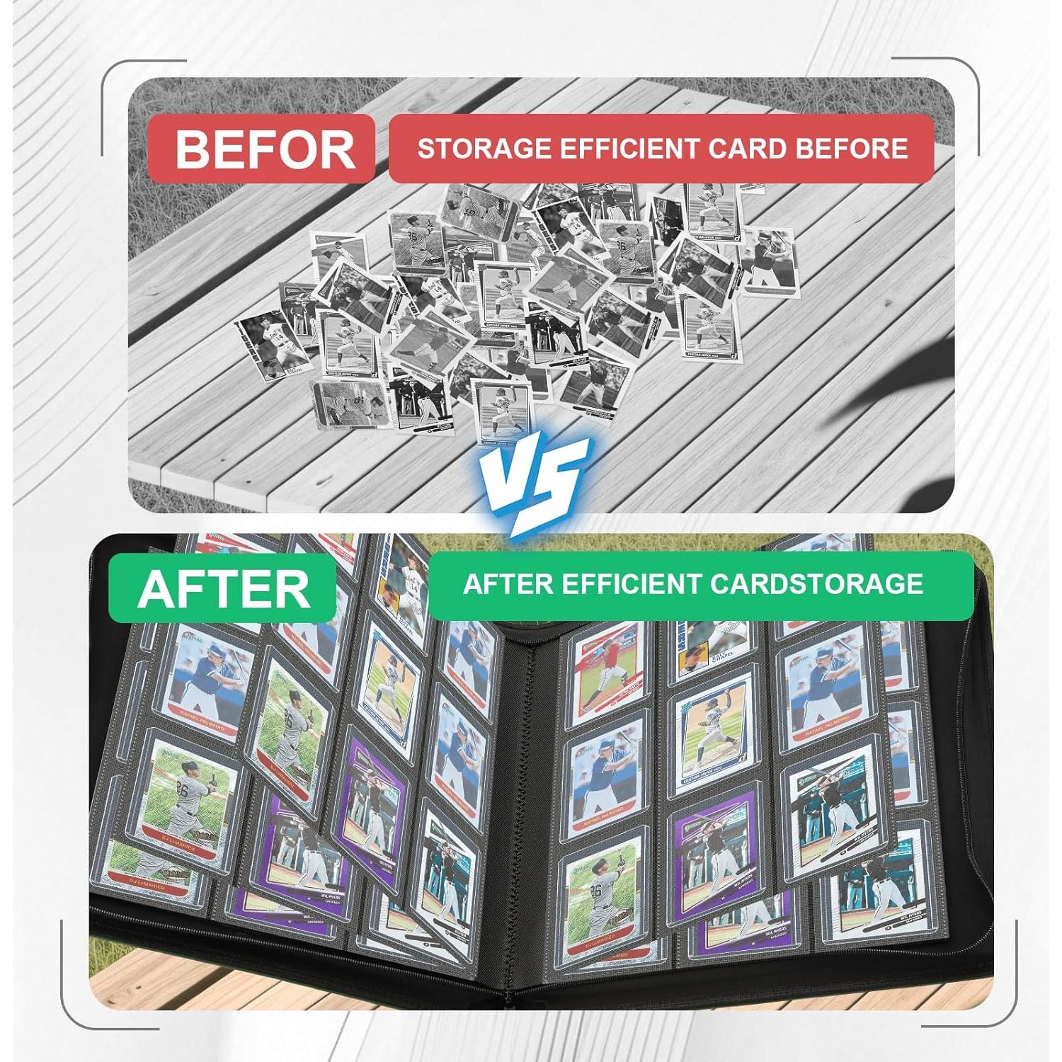 Carpeta Toploader MOSLA para 288 Cartas - Negro, 9 Bolsillos